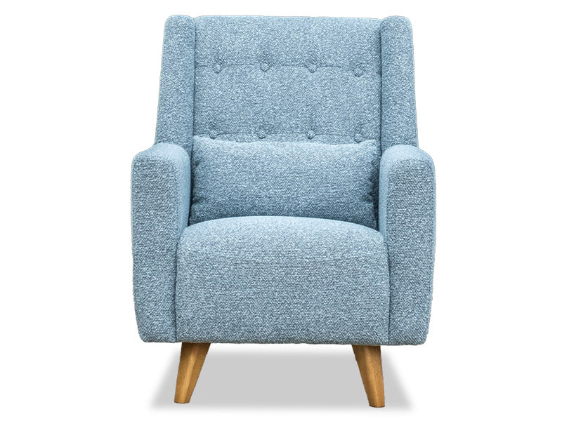 Mimi Fabric Chair - Lisa Egg Blue - Image 2