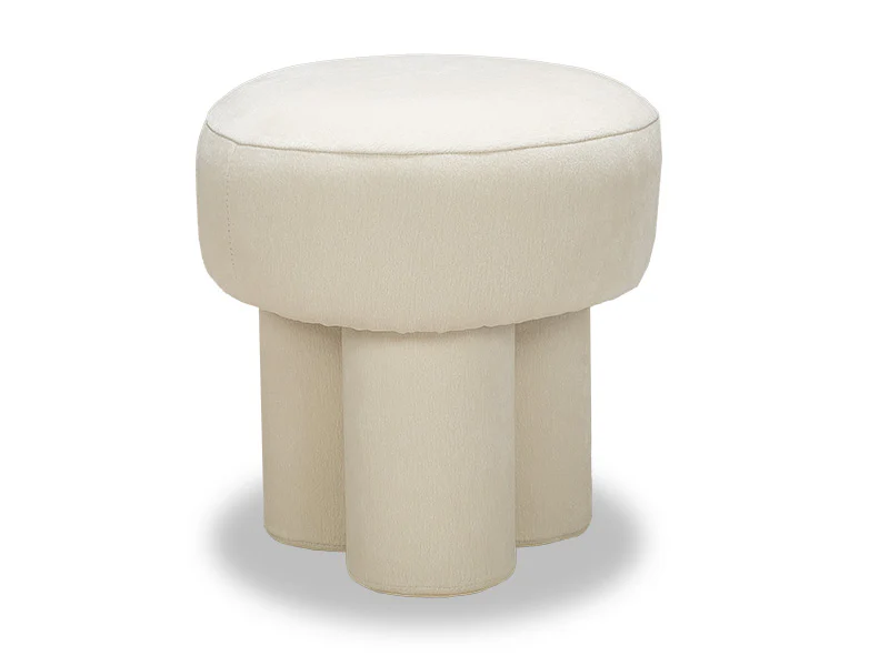 Mushroom Ottoman - Cream - Image 2