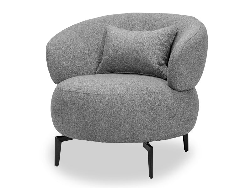 Nico Accent Chair - Grey - Image 2