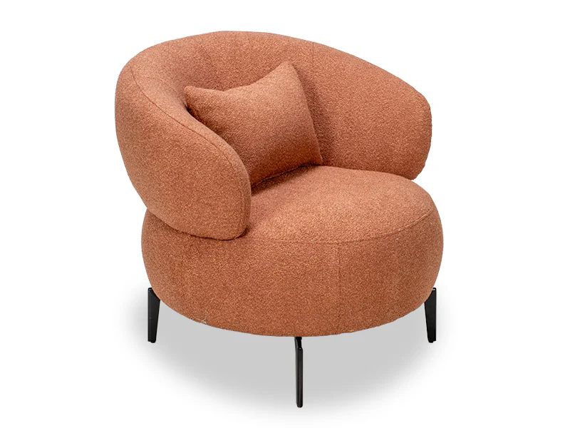 Nico Accent Chair - Terracotta - Image 3