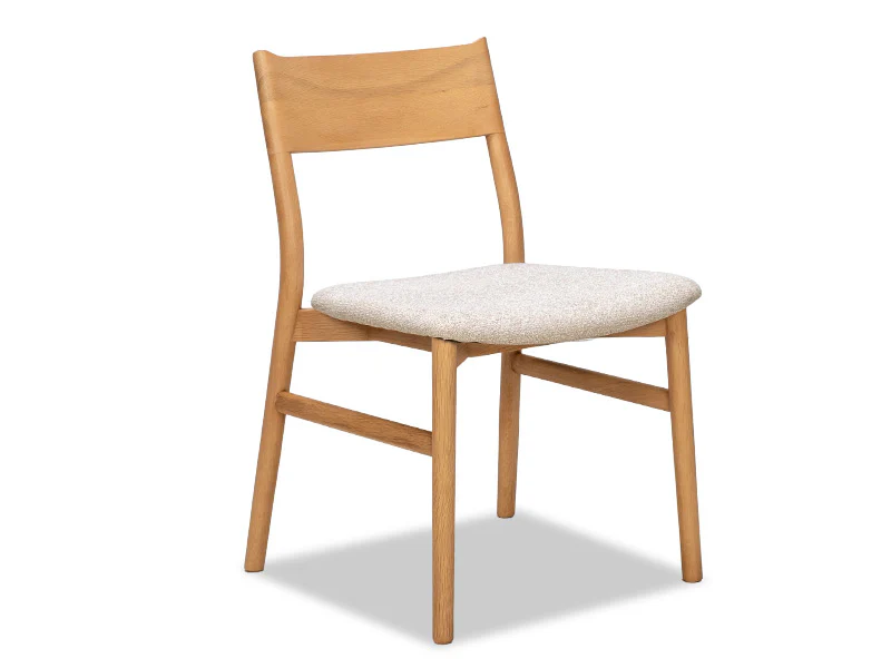 Pisces Oak Dining Chair - Sand - Image 3