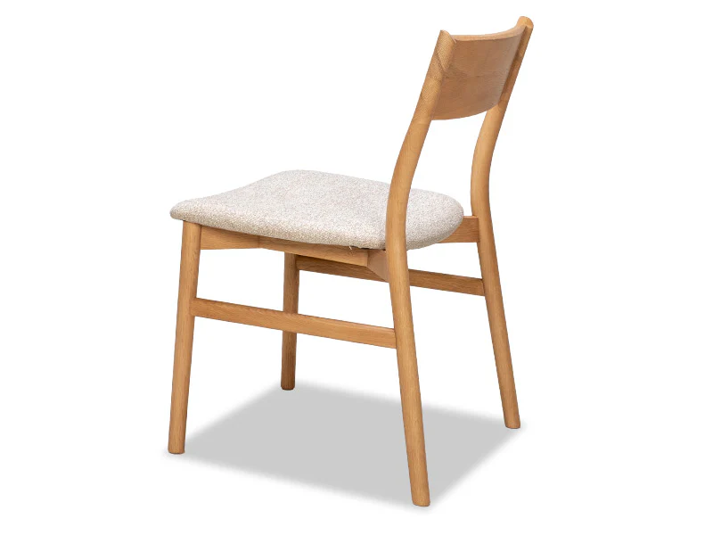 Pisces Oak Dining Chair - Sand - Image 5