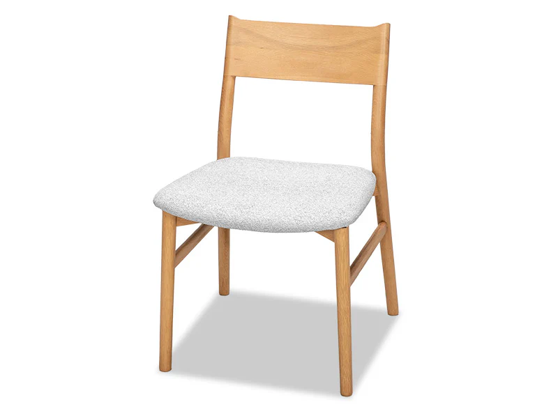 Pisces Oak Dining Chair - Silver - Image 5