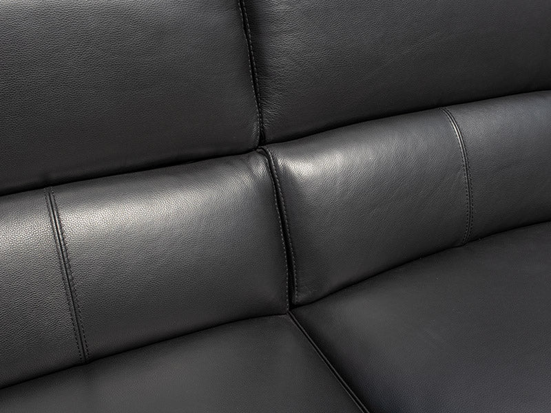 Rossa Leather Chaise with Motion - Image 3