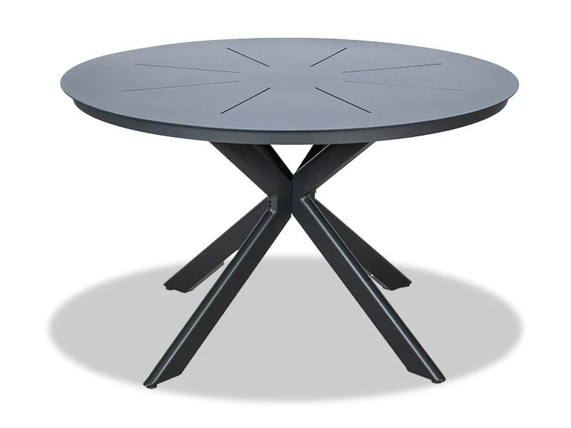 Sleek Outdoor Dining Table - Gunmetal - Image 2