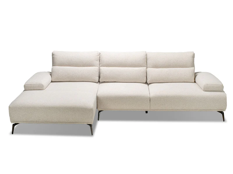 Solar 3 Seater Chaise - Latte