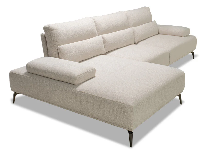 Solar 3 Seater Chaise - Latte - Image 2