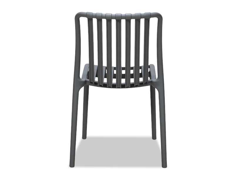 Surf Armless Outdoor Dining Chair - Grey - Image 5