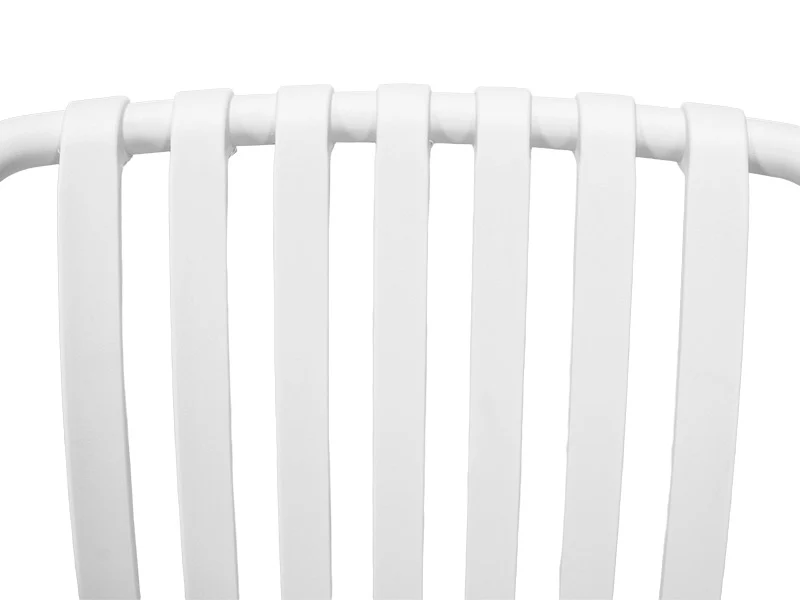 Surf Armless Outdoor Dining Chair - White - Image 5