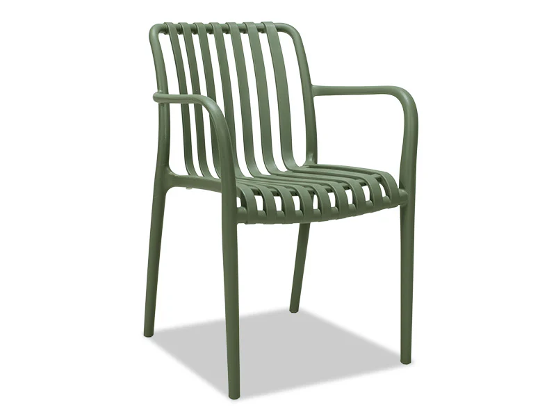 Surf Outdoor Dining Chair - Green - Image 2