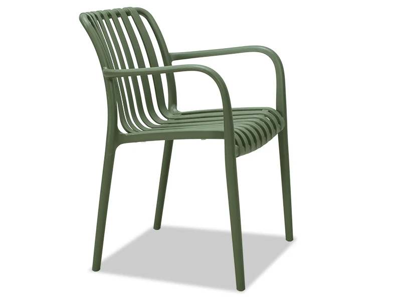 Surf Outdoor Dining Chair - Green - Image 3