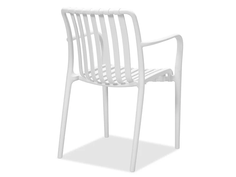 Surf Outdoor Dining Chair - White - Image 3