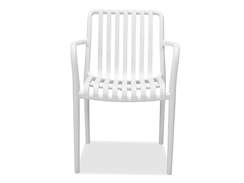 Surf Outdoor Dining Chair - White - Image 4