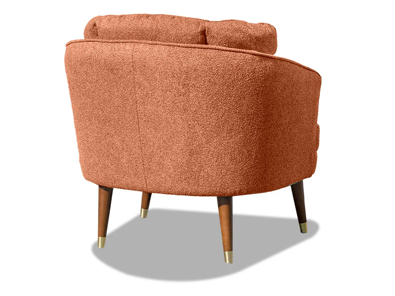 Tatum Accent Chair - Terracotta - Image 3