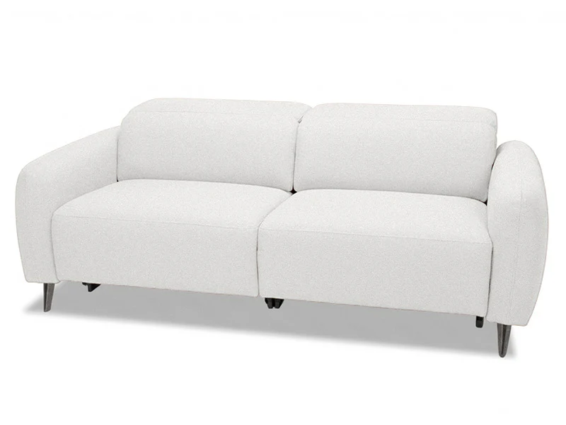 Uptown Dual Recliner - Light Grey - Image 2
