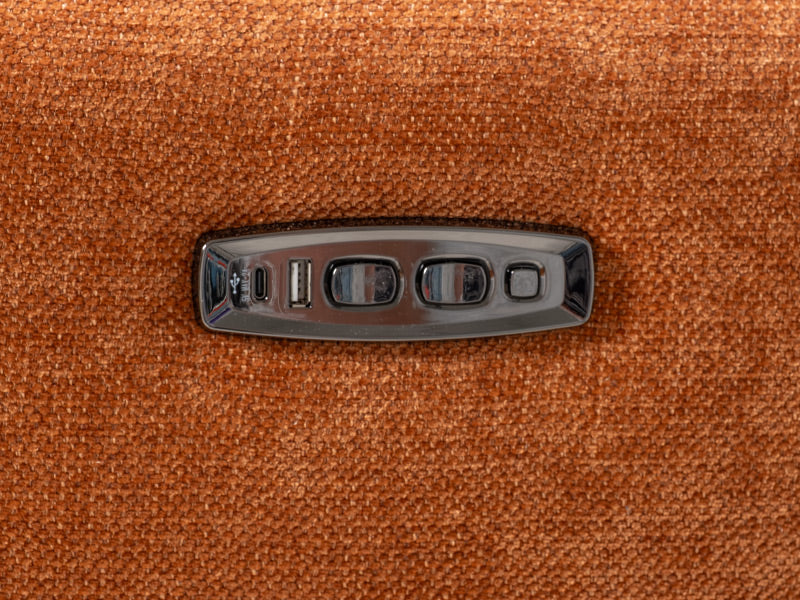 Uptown 3 Seat Recliner Chaise - Caramel - Image 6