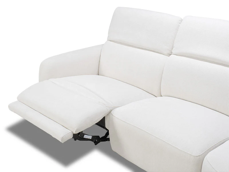 Uptown 3 Seat Recliner Chaise - Light Grey - Image 3