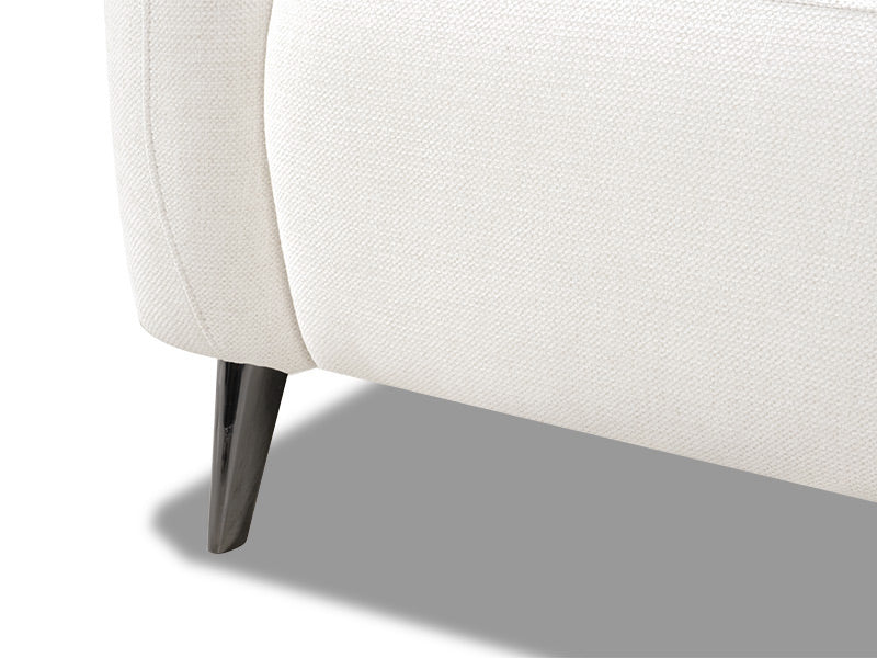 Uptown 3 Seat Recliner Chaise - Light Grey - Image 7