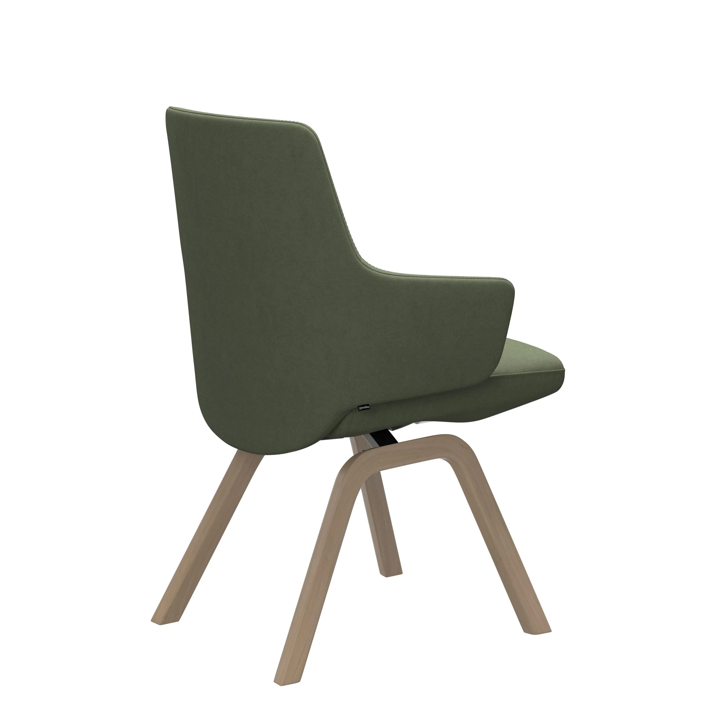 Vanilla Dining Chair With Arms - D200 - LB - Fabric - Image 3