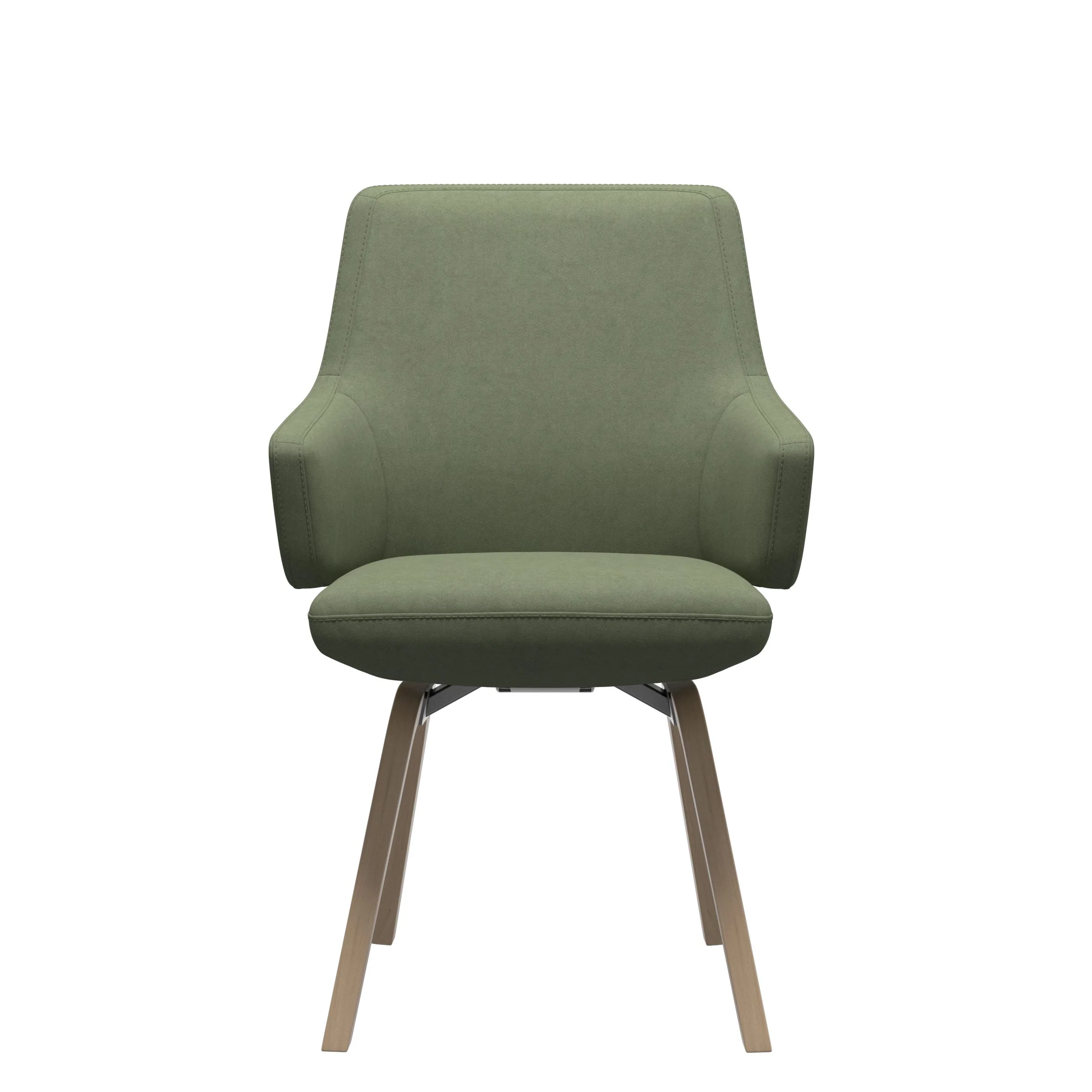 Vanilla Dining Chair With Arms - D200 - LB - Fabric - Image 4