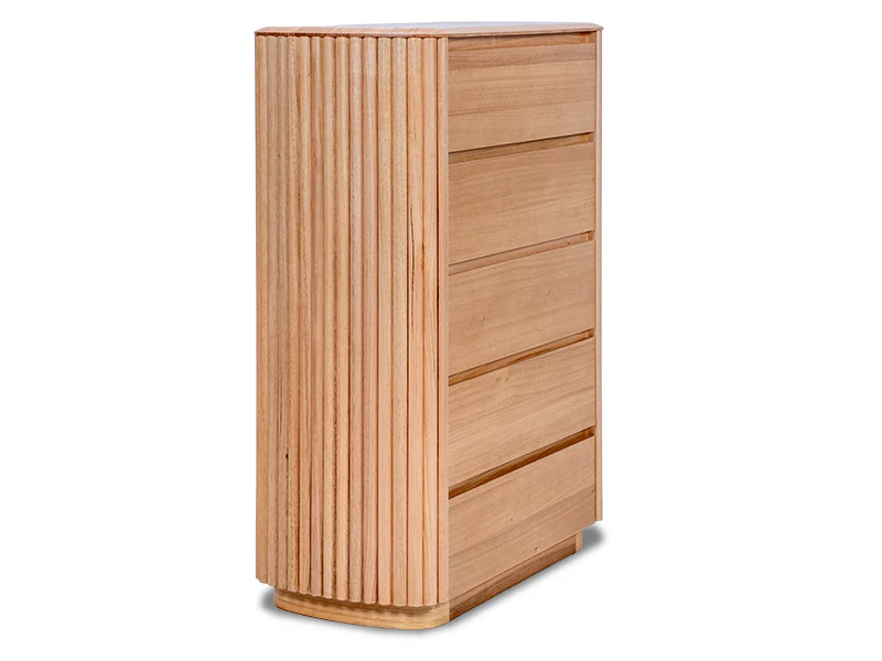 Villa 5 Drawer Tallboy - Image 3