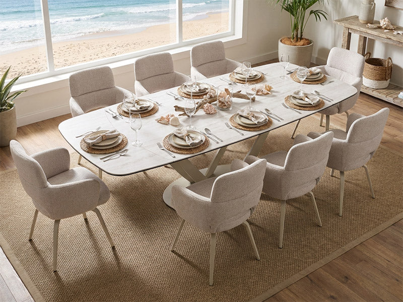 Willow Extension Table - Ceramic Top - Image 8